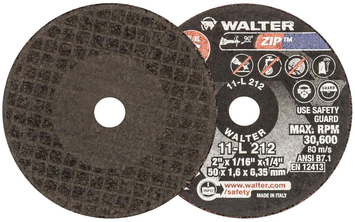 Walter 2X1/16X1/4 Zip Cut-Off Wheels - Welders Helper